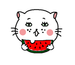 The Tamuras' cat (The four seasons) sticker #6059313