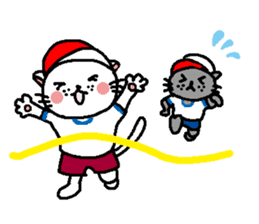 The Tamuras' cat (The four seasons) sticker #6059321