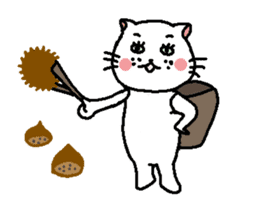 The Tamuras' cat (The four seasons) sticker #6059322