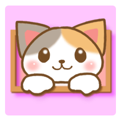 Sticker of Mischievous cat