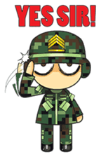 Crazy Army sticker #6060456