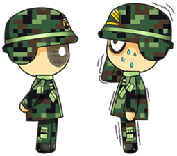 Crazy Army sticker #6060457