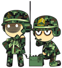Crazy Army sticker #6060458