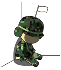 Crazy Army sticker #6060459