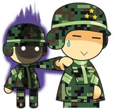 Crazy Army sticker #6060460