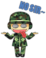 Crazy Army sticker #6060462