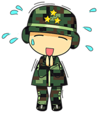 Crazy Army sticker #6060463