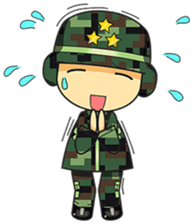 Crazy Army sticker #6060463
