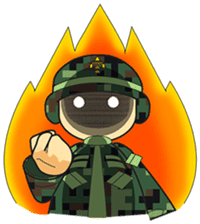 Crazy Army sticker #6060464