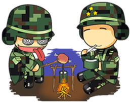 Crazy Army sticker #6060467