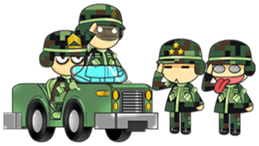 Crazy Army sticker #6060468