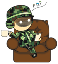 Crazy Army sticker #6060469