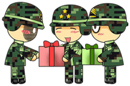 Crazy Army sticker #6060470