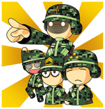 Crazy Army sticker #6060471