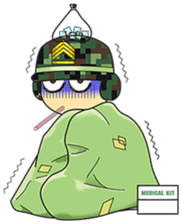 Crazy Army sticker #6060474