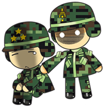 Crazy Army sticker #6060477