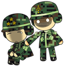Crazy Army sticker #6060477