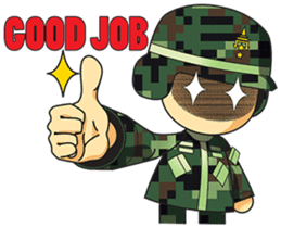 Crazy Army sticker #6060480