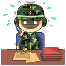 Crazy Army sticker #6060482