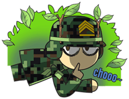 Crazy Army sticker #6060485