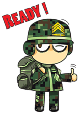 Crazy Army sticker #6060489