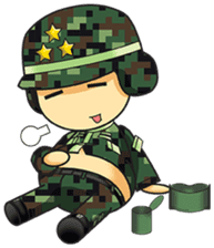 Crazy Army sticker #6060490
