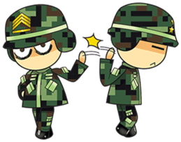 Crazy Army sticker #6060491