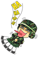 Crazy Army sticker #6060492