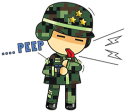Crazy Army sticker #6060493