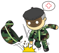 Crazy Army sticker #6060494