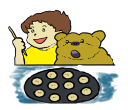 Four happy siblings. English version. sticker #6060576