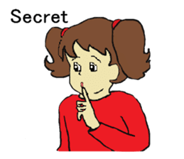 Four happy siblings. English version. sticker #6060587