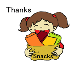 Four happy siblings. English version. sticker #6060589