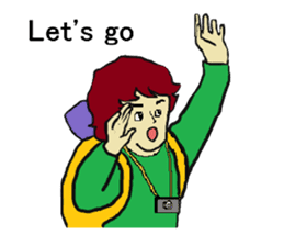 Four happy siblings. English version. sticker #6060598