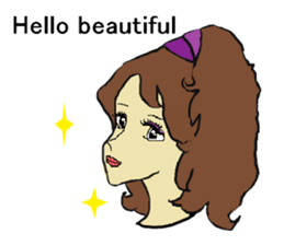 Four happy siblings. English version. sticker #6060603