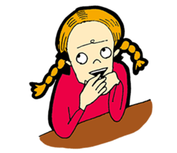 Comic kids kansaiben sticker #6060703