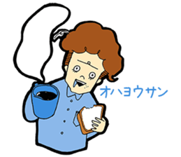 Comic kids kansaiben sticker #6060712