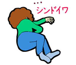 Comic kids kansaiben sticker #6060729