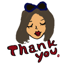 Late 20s Girl sticker #6060818