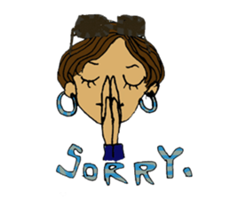 Late 20s Girl sticker #6060824