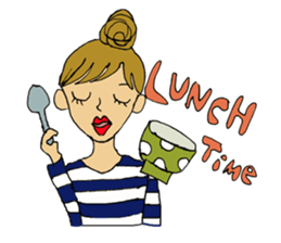 Late 20s Girl sticker #6060852