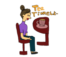 Late 20s Girl sticker #6060853