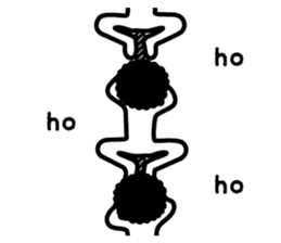 boring afroman with rope EN sticker #6060866