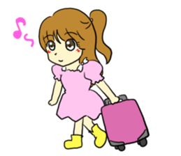 The girl who likes an idol size sticker #6061166