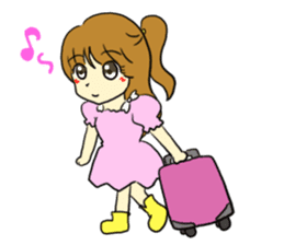 The girl who likes an idol size sticker #6061166