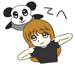 The girl who likes an idol size sticker #6061169