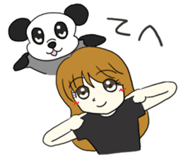 The girl who likes an idol size sticker #6061169