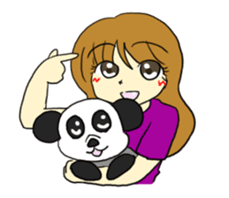 The girl who likes an idol size sticker #6061171