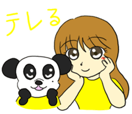 The girl who likes an idol size sticker #6061173