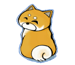 A Shiba dog RUPPETAN. sticker #6061257